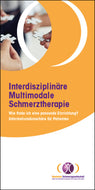 Flyer Interdisziplinäre Multimodale Schmerztherapie - mit persönlichem Zusatz